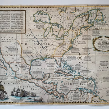 National Geographic 両面ポスター『History Salvaged From the Sea & Colonization and Trade in the New World』