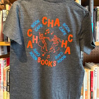 CHA CHA CHA BOOKS T-SHIRT(Heather Black)