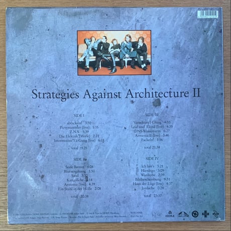 Einstürzende Neubauten ‎– Strategies Against Architecture II (2LP/Used)