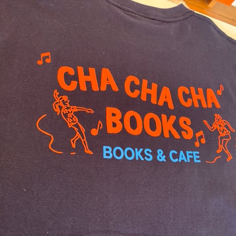 CHA CHA CHA BOOKS T-SHIRT(Navy Blue)