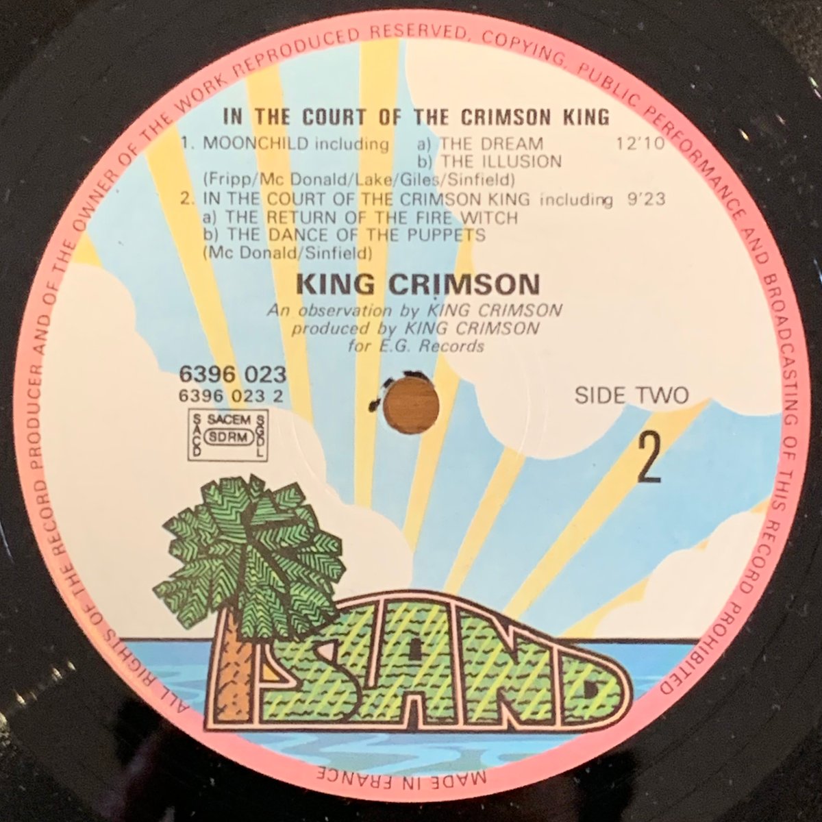 King Crimson サイン入り CD King Crimson / In The Court Of The Crimson King
