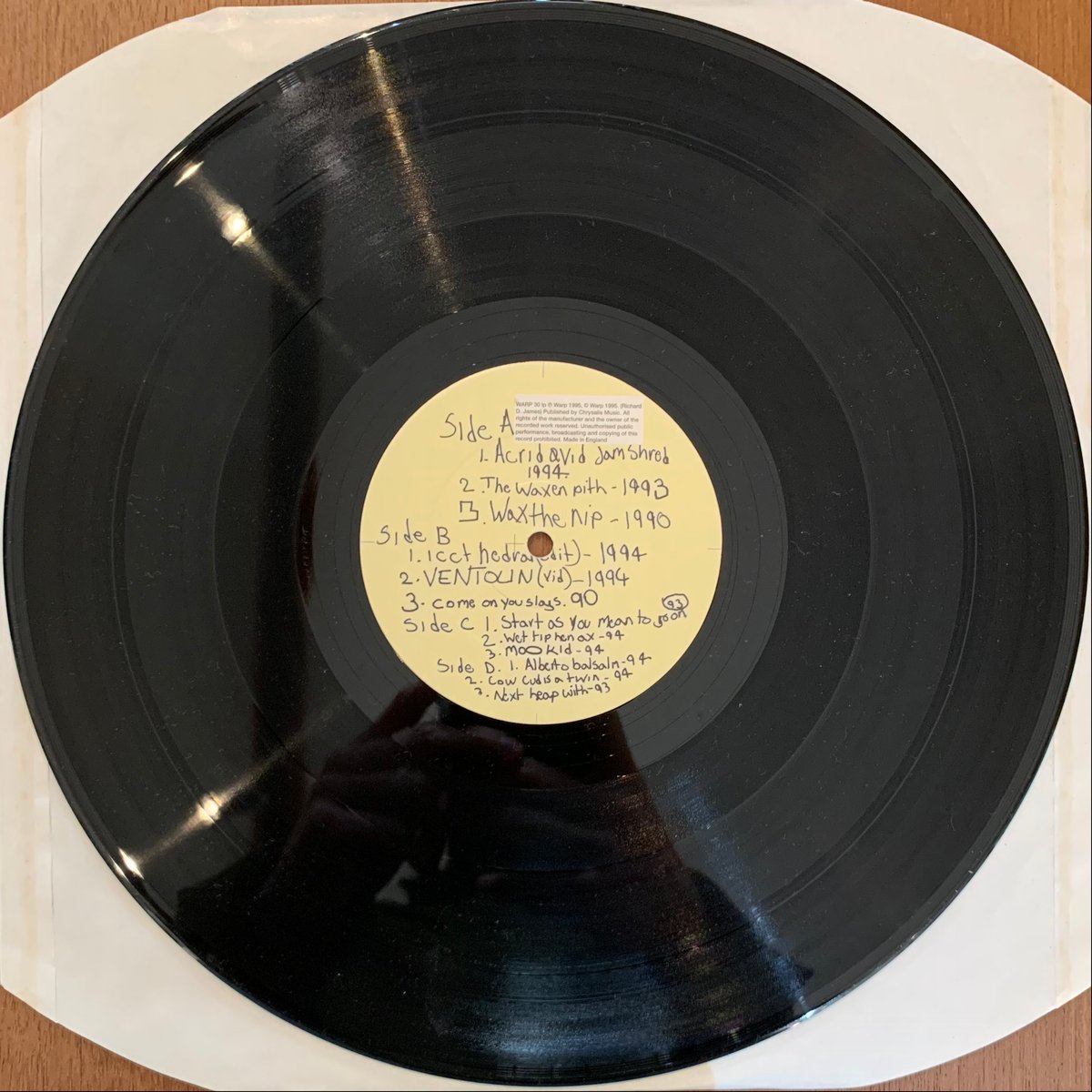 Aphex Twin - I Care Because You Do (2LP/Used) |