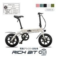 電動アシスト自転車 RICHBIT CITY ASSIST 型式認定 軽量 公道走行可能 折り畳み 電動自転車