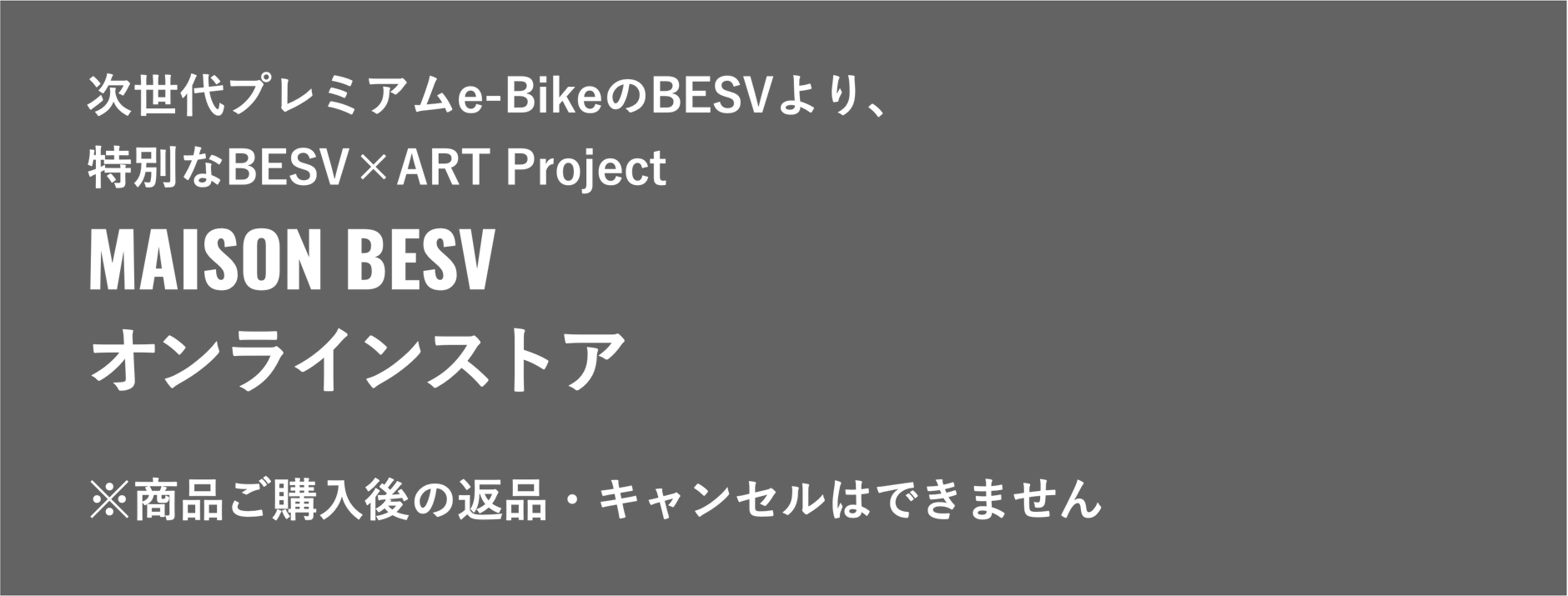 MAISON BESV オンラインストア