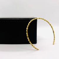 009.真鍮 2mm ツイストバングル レディース・メンズA