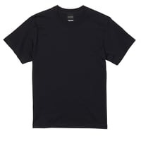 カジュアルコットンTシャツ ブラック(アダルト・キッズ) [T02]【LAXIZ】