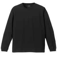 カジュアルコットンロングTシャツ ブラック(アダルト) [T02]【LAXIZ】