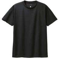 スポーツドライTシャツ ブラック(アダルト・キッズ)　[T01]【LAXIZ】