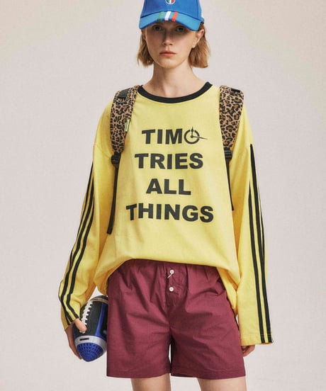 ユニセックス レトロ プリント 刺繍 Tシャツ  Tシャツ 春秋 コットン ユニセックス