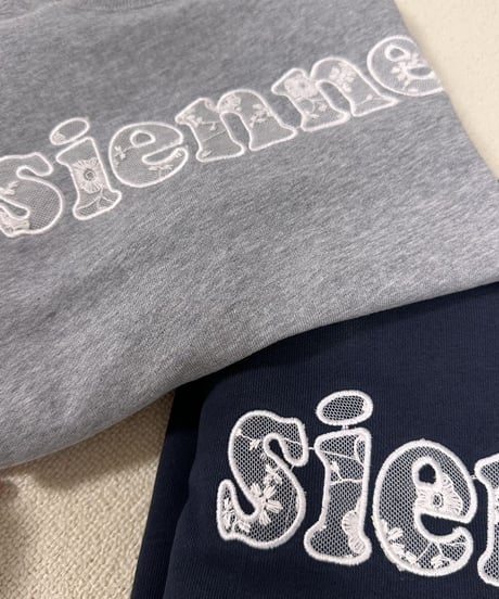 韓国 東大門 秋 新しい レトロ 刺繍 レース アルファベット プルオーバー
