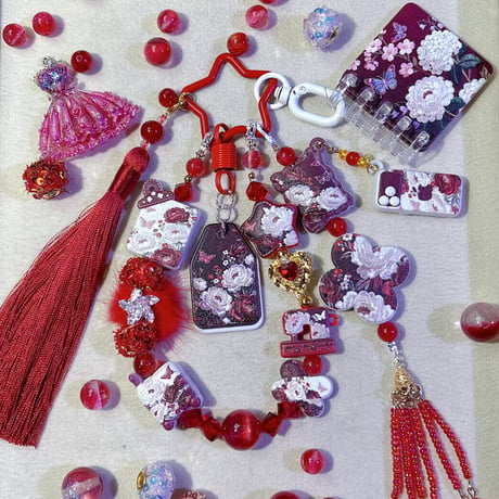 刺繍　薔薇　　　高品質　特注　アクリル