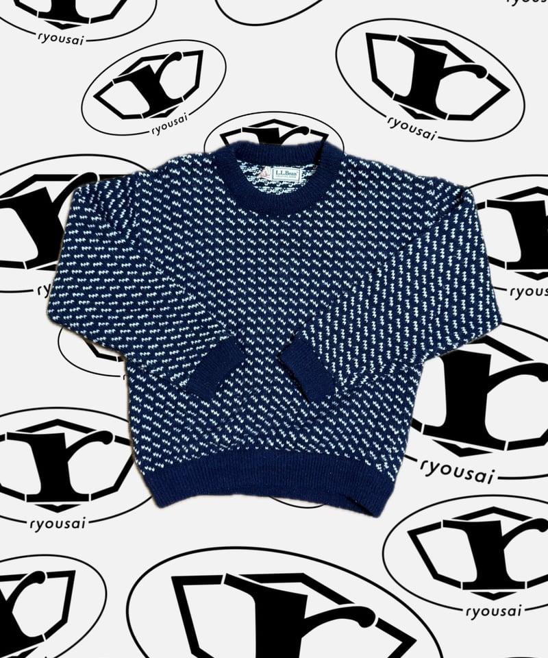 80s L.LBean Birds Eye Sweater | ryousai 80s L.LBean Birds Eye Sweater | ryousai