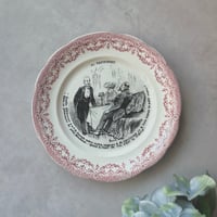 U&C SARREGUEMINES 平皿 Bouquets d'oeillets | UZI