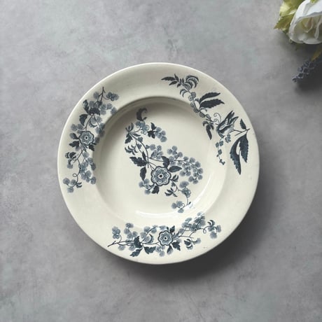 Longwy 深皿 YCHO Longwy / ロンウィー YCHO 深皿 スーププレート #1 [1124] | drama antique