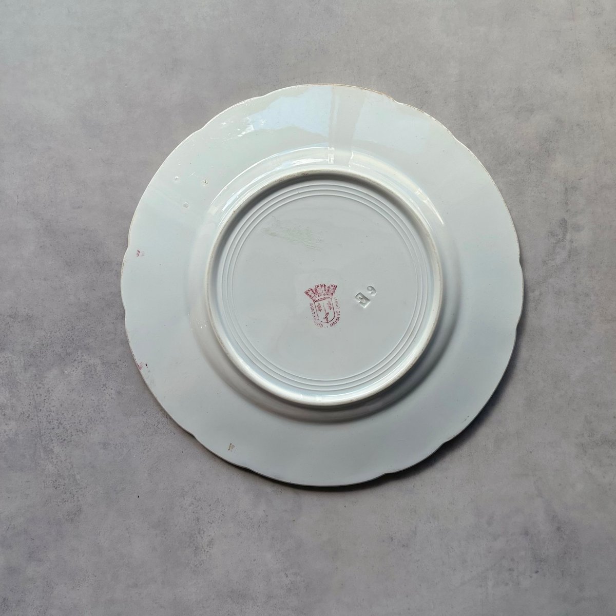 Saint Amand 平皿 LES AUTOMOBILES No.9 Saint Amand 平皿 LES AUTOMOBILES No.9 | UZI ANTIQUE