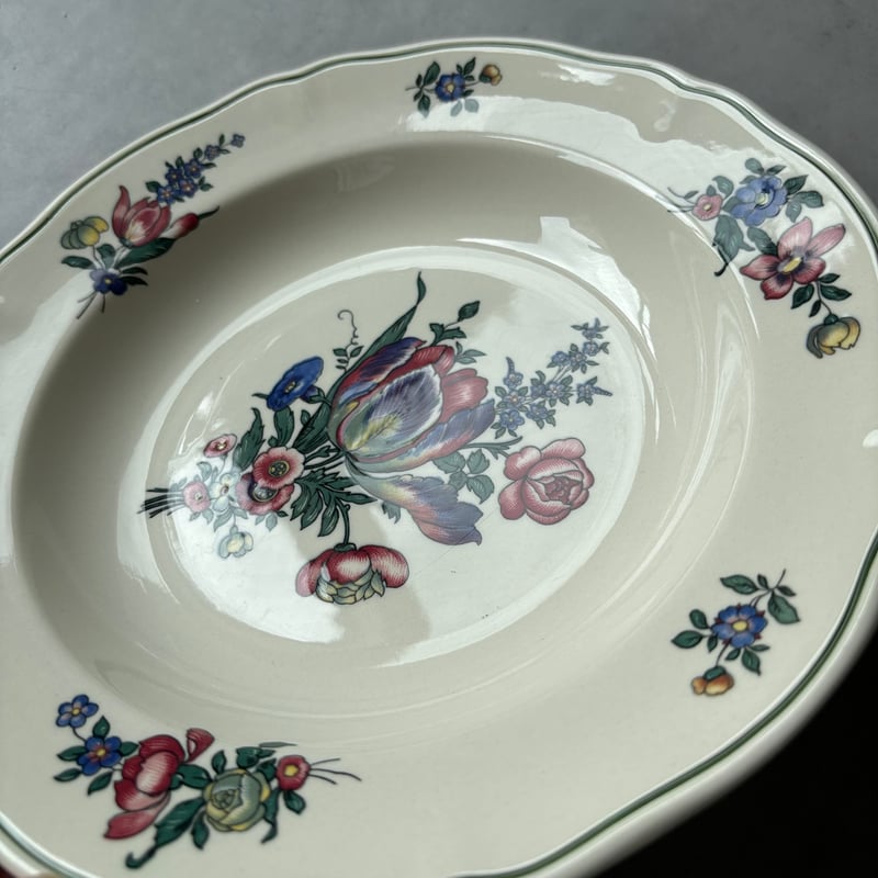 ビレロイ&ボッホ Alt Strassburg スープ皿＆ソーサー4点セット