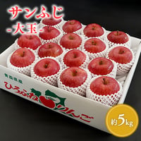 青森県産 サンふじ(大玉) 約5kg