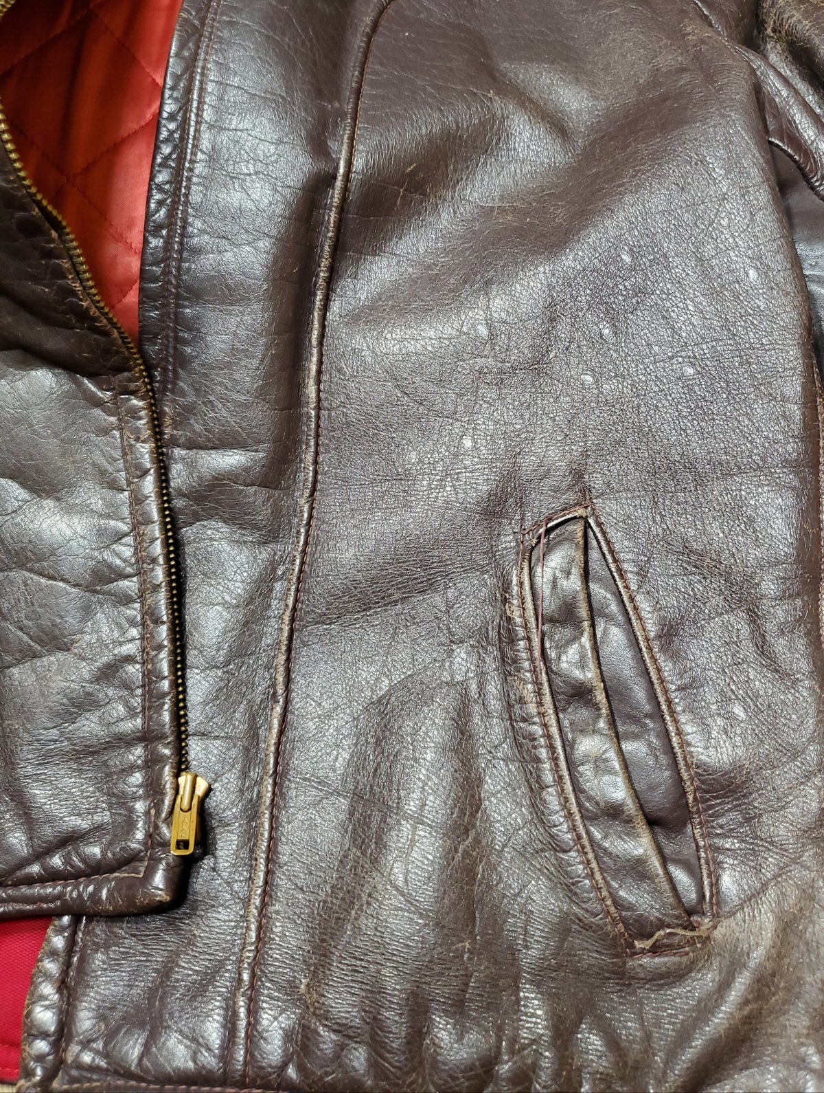 ◇50～70s ヴィンテージ！ GENUINE FRONT QUARTER HORSEHIDE