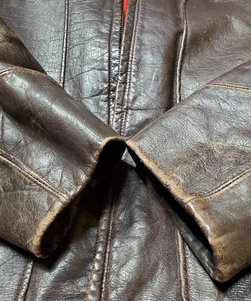 Genuine Front Quarter Horsehide レザージャケット 40s FRONT QUARTER HORSE HIDE Motorcycle Jacket | Wonder Wear