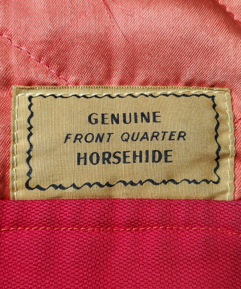 ◇50～70s ヴィンテージ！ GENUINE FRONT QUARTER HORSEHIDE