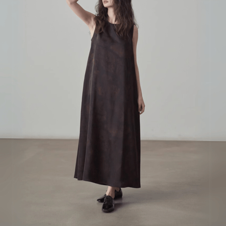 crack pattern loose sleeveless op　MA1413