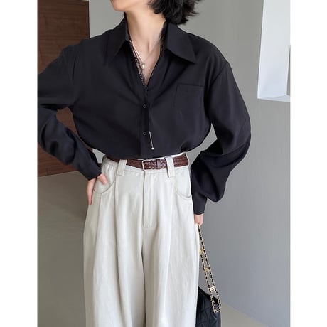 lace designed shirt　MA1171