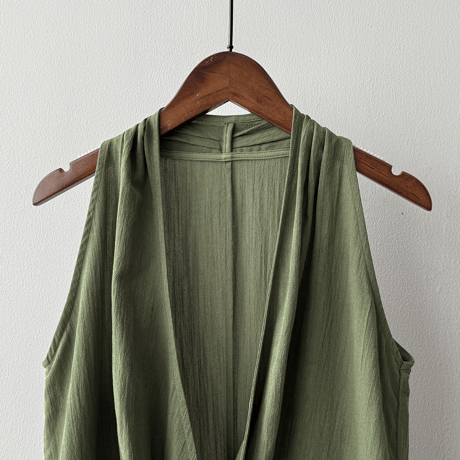 fluid drape vneck dress　MA1566
