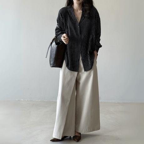 splicing design wide pants　MA1590