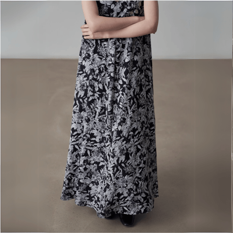 botanical design cami onepiece　MA1424