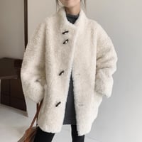 wool toggle shearling coat　MA1679