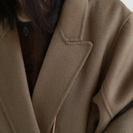 loose silhouette long coat　MA1298