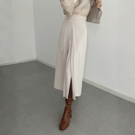elegant slit high waist skirt　MA1841