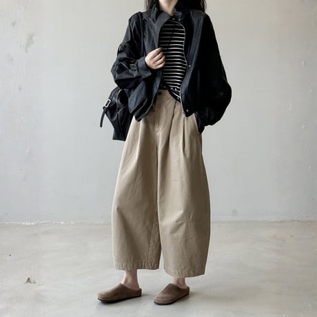 faux leather raglan jacket　MA1692