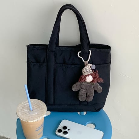 nylon 2way pocket tote bag　MA1900