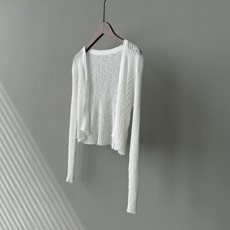 sheer v cardigan　MA1571