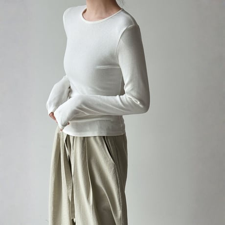 soft stretch long sleeve inner tee　MA1866