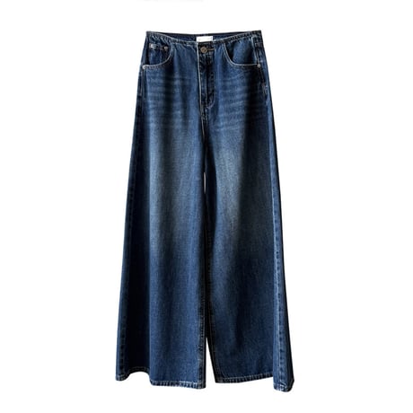 vintage wash wide leg denim　MA1655