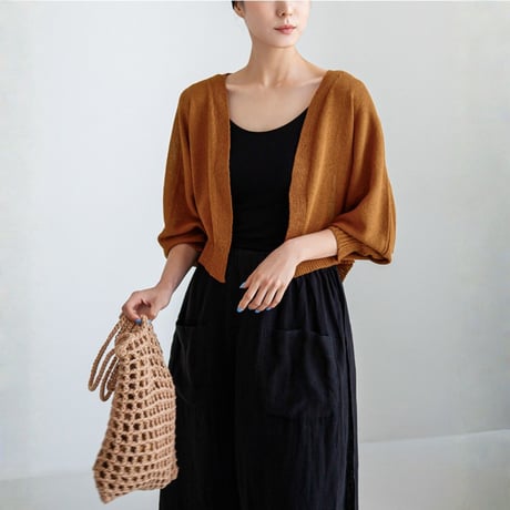linen blend faux skirt wide pants　MA1851