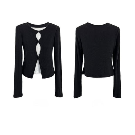 cutout docking cardigan tee　MA1870