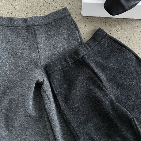 layered flare knit pants　MA1791