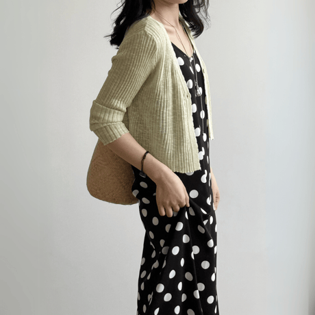 sheer v cardigan　MA1571