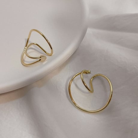 gold hoop ear cuff　MA1281