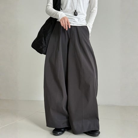 high waist center seam wide pants　MA1863