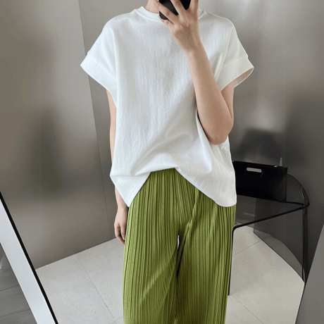 relaxed armhole french sleeve t-shirt　MA1538