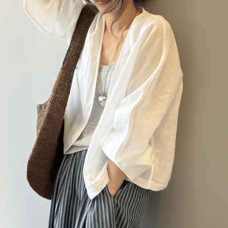 sheer lamie summer layer　MA1577