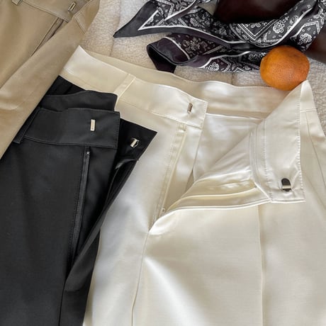flow tuck wide pants　MA1764
