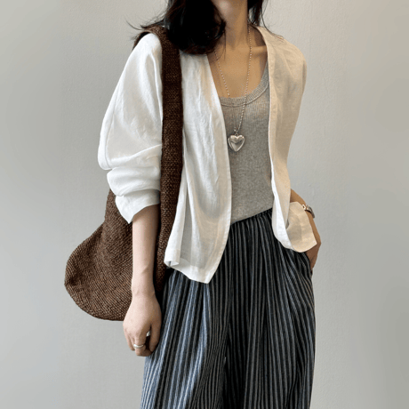 sheer lamie summer layer　MA1577