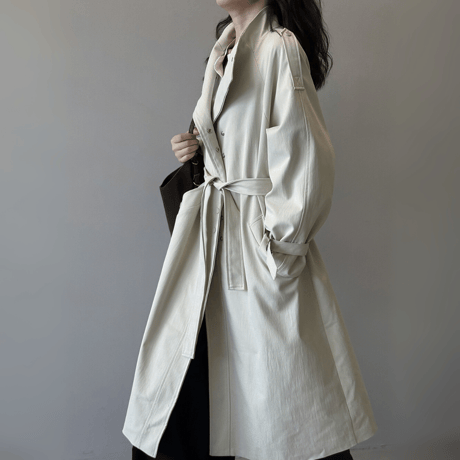 belted medium trench　MA1597