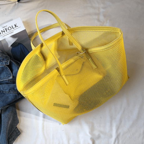mesh light tote bag　MA1539