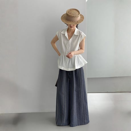 skipper peplum sleeveless blouse　MA1969